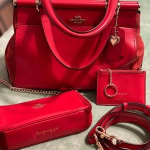 COACH Selena Gomez Collection purse set